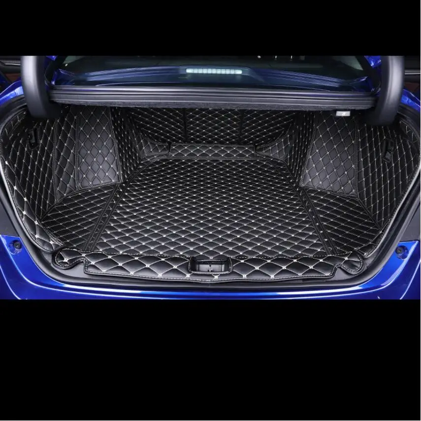 for Leather Car Trunk Mat Cargo Liner for Honda Accord 2018 2019 2020 10th Generation Rug Carpet Interior Accessories