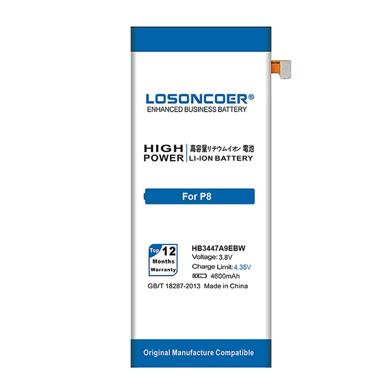 LOSONCOER 100% новый 4600mAh HB3447A9EBW Высококачественный аккумулятор для мобильных