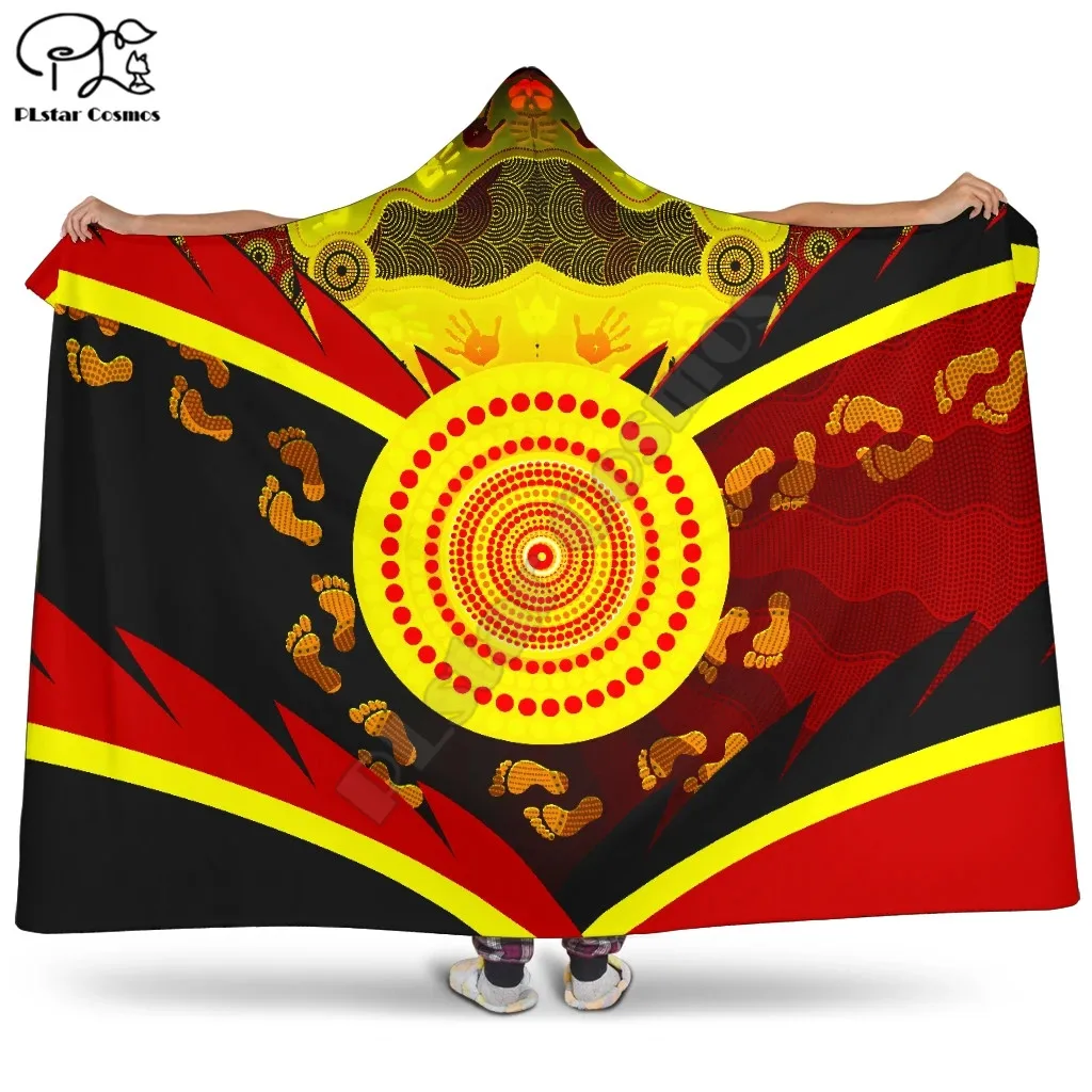 Живет материя флаг с рисунком капюшоном и Одеяло взрослых красочные детские