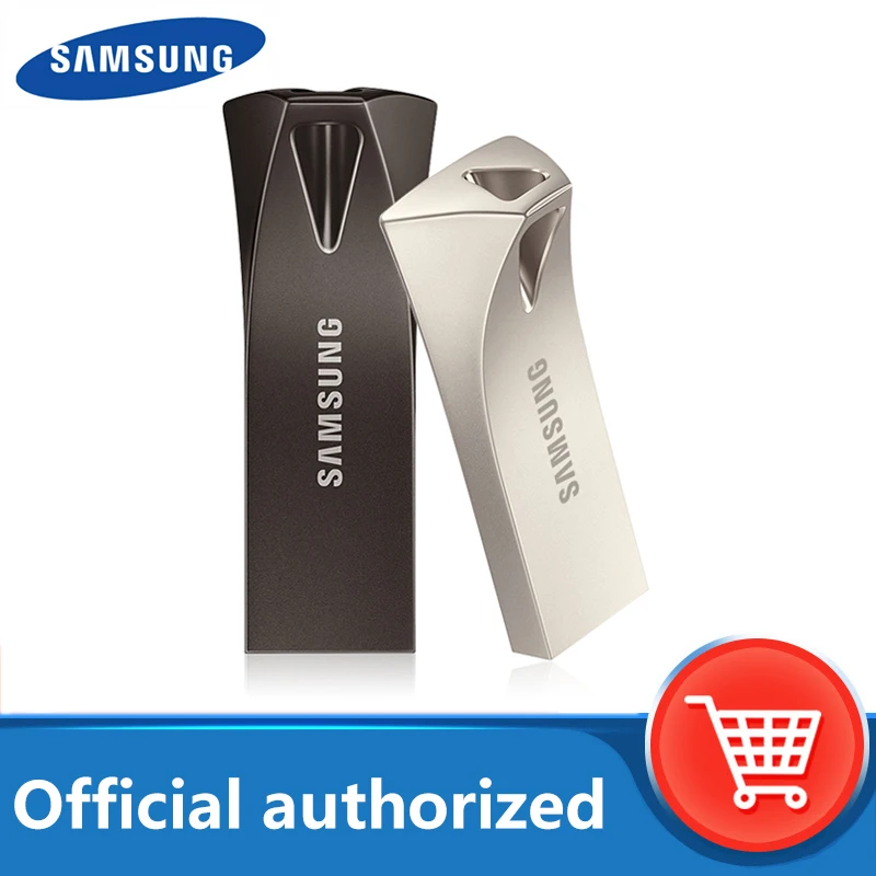 USB флеш накопитель SAMSUNG BAR PLUS объемом памяти 32 Гб или 64 ГБ 128 256 USB3.1 до 300 МБ/с. pendrive