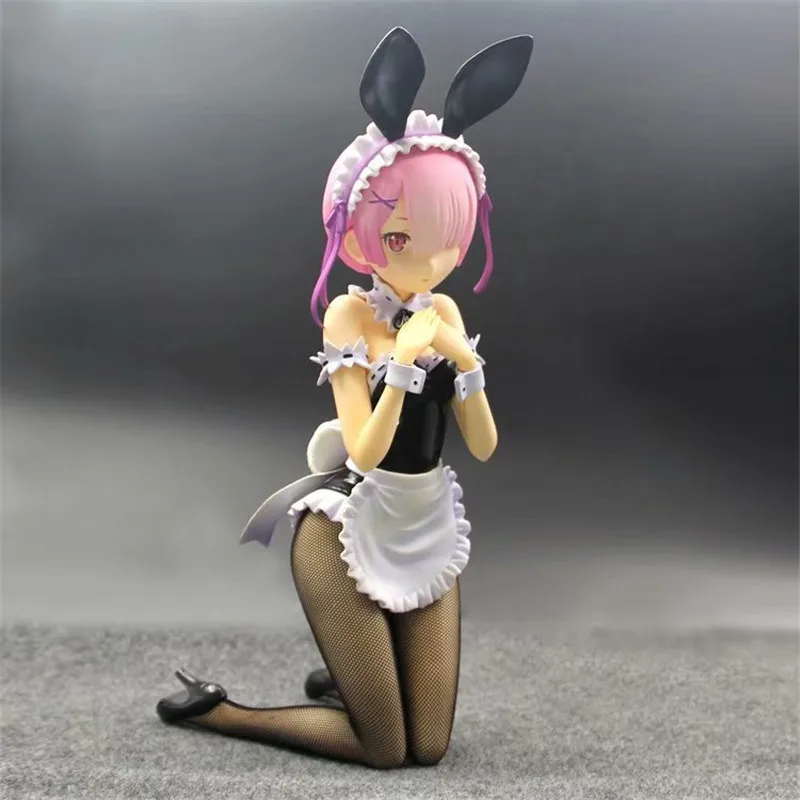 Re: жизнь в другом мире от Zero Rem/Ram Bunny Ver. ПВХ кролик девочка кукла Фигурка Коллекция Модель игрушки