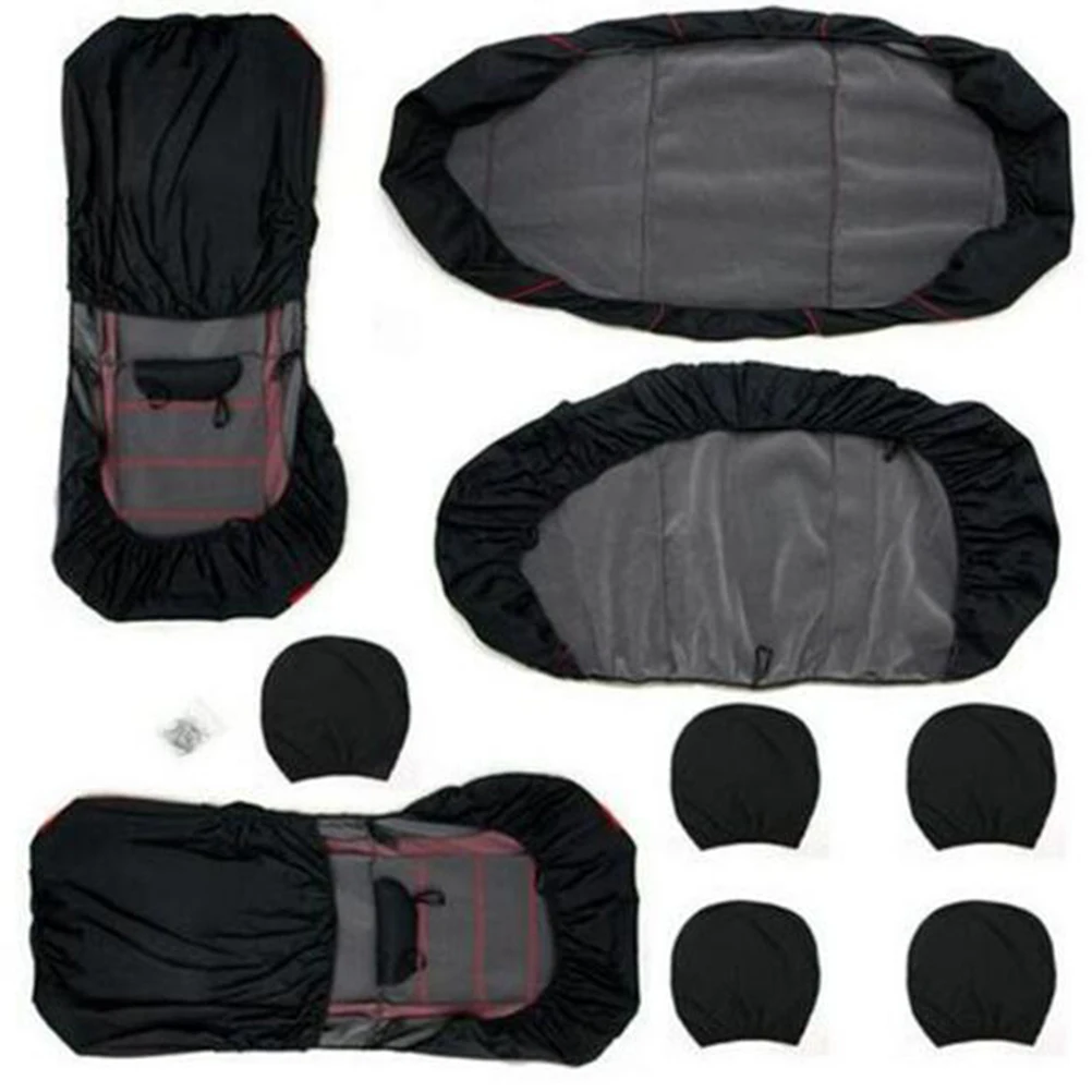 9 шт. 5 сидений водонепроницаемые чехлы для автомобильных подушка автокресла