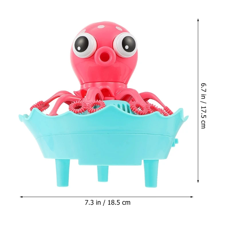 

1 шт. электрическая машина для производства пузырей, летняя игрушка, уличный производитель пузырей, игрушка-осьминог, пузырьки с множеством пузырьков, игрушка для игр в воде для детей