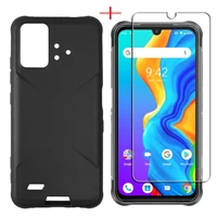 Protection Glass And Case Cover For UMIDIGI Bison Pro 2021 Tempered Screen Protective Protector Phone Film etui           