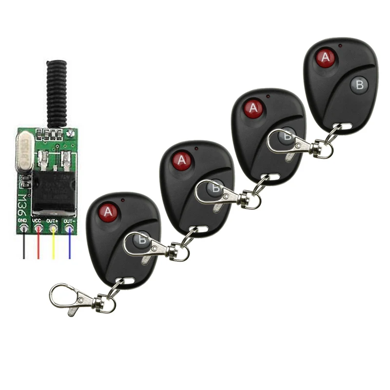 Беспроводной Микро пульт дистанционного управления переключатель мини приемник