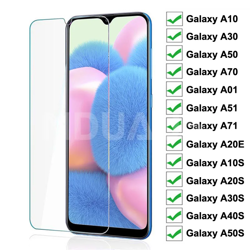 

Tempered Glass For Samsung Galaxy A10 A30 A50 A70 Screen Protector Glass Samsung A20E A10S A20S A30S A40S A50S A70S M30S Glass