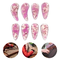 8pcs guzheng fake nails professional string instrument playing finger picks assorted color