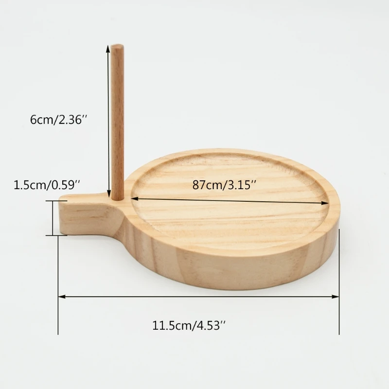 

Wooden Bead Loom Kit Round Weaving Beading Beads DIY Knitting Machine Board Tray