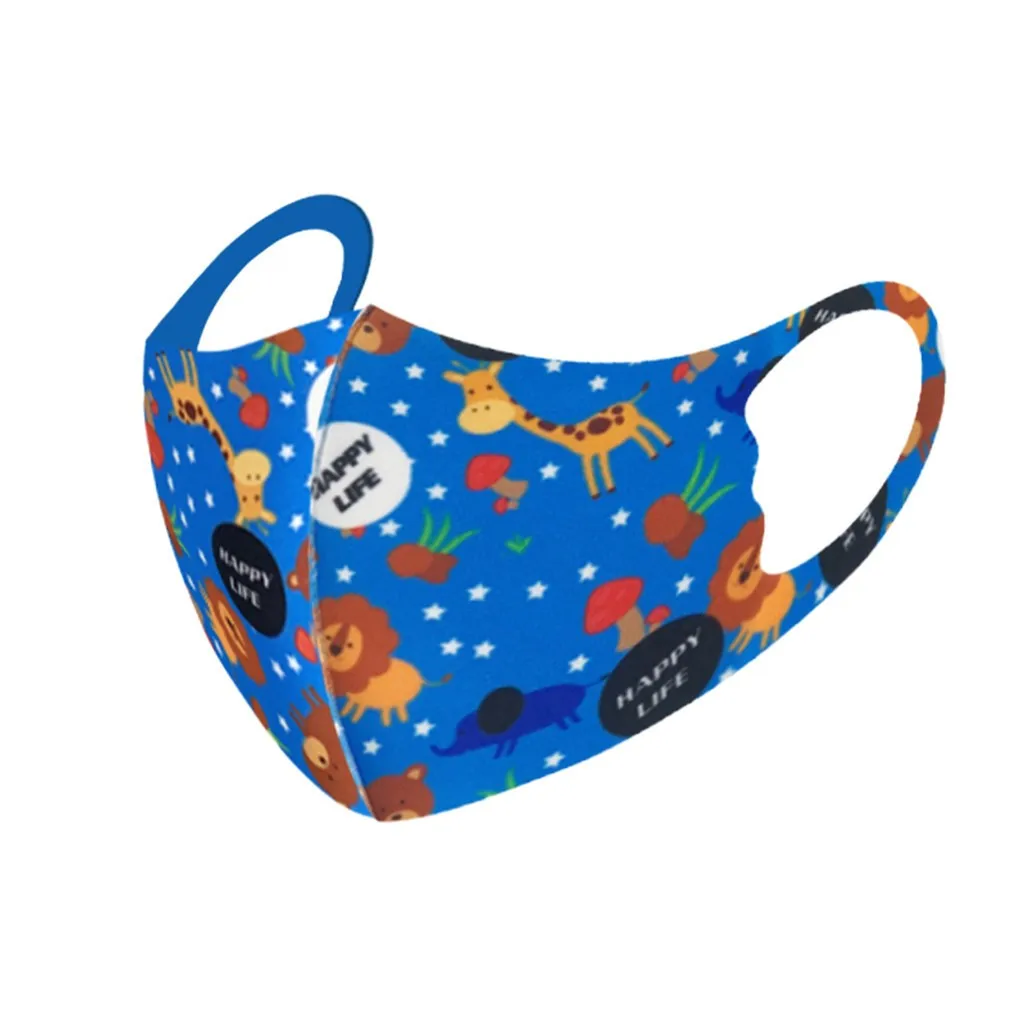 3 шт. Детская Хлопковая Маска с мультяшным фильтром | Тематическая одежда и