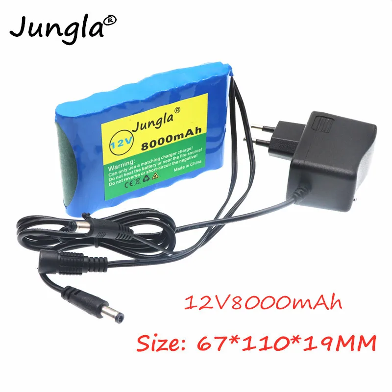 2019 оригинальный Портативный супер 12V 8000mah батарея Перезаряжаемые комплект литий