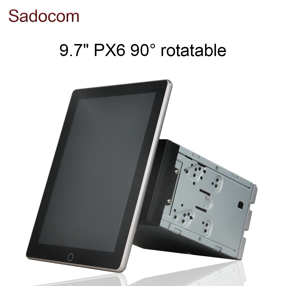 90 ° с автоматическим вращением 9 7 &quotPX6 IPS 2 Din Android 8 1 4 Гб + 32 ГБ Автомобильный DVD
