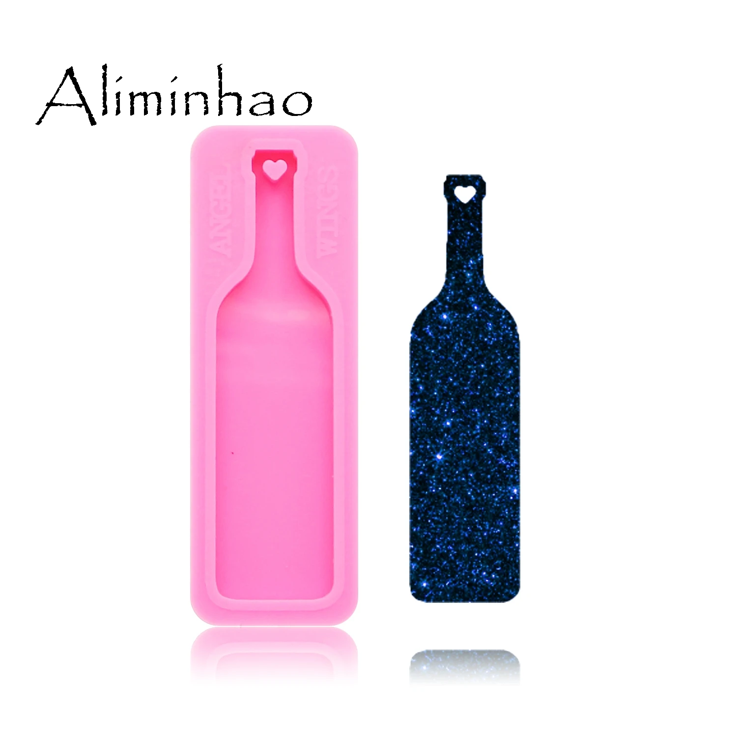 Блестящая формочка-тумблер DY0190 силиконовая форма сделай сам для эпоксидной