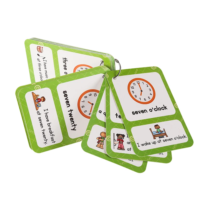 20 фонариков английские фонарики временные часы выражения флэш карты с