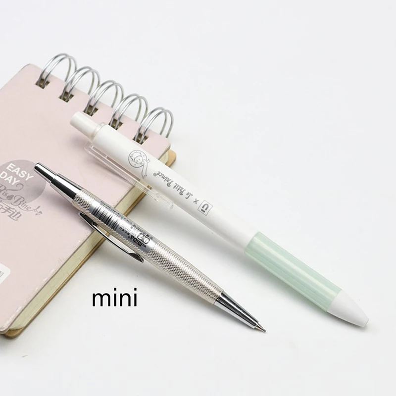 

Hot sale 1pcs 0.7/0.5mm Mini Metal Mechanical Automatic Pencil Short Student Writing Pencil Short Pocket Pencil Random Color