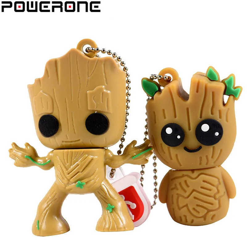 POWERONE с любимыми персонажами из мультфильмов изображением грута флэш накопитель