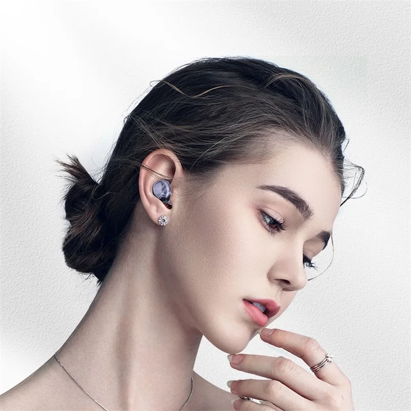 new wireless headphones stereo sport touch headset tws bluetooth v5 1 earphones women earbuds with microphone power bank 2000mah free global shipping