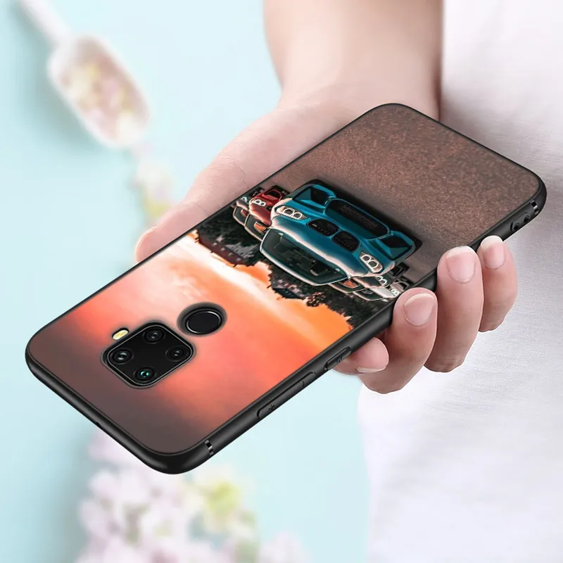 Blue Red Cool Car For Huawei Mate 40 RS 30 20 20X 10 P Smart 2021 2020 Z S Pro Plus Lite 2019 2018 Phone Case