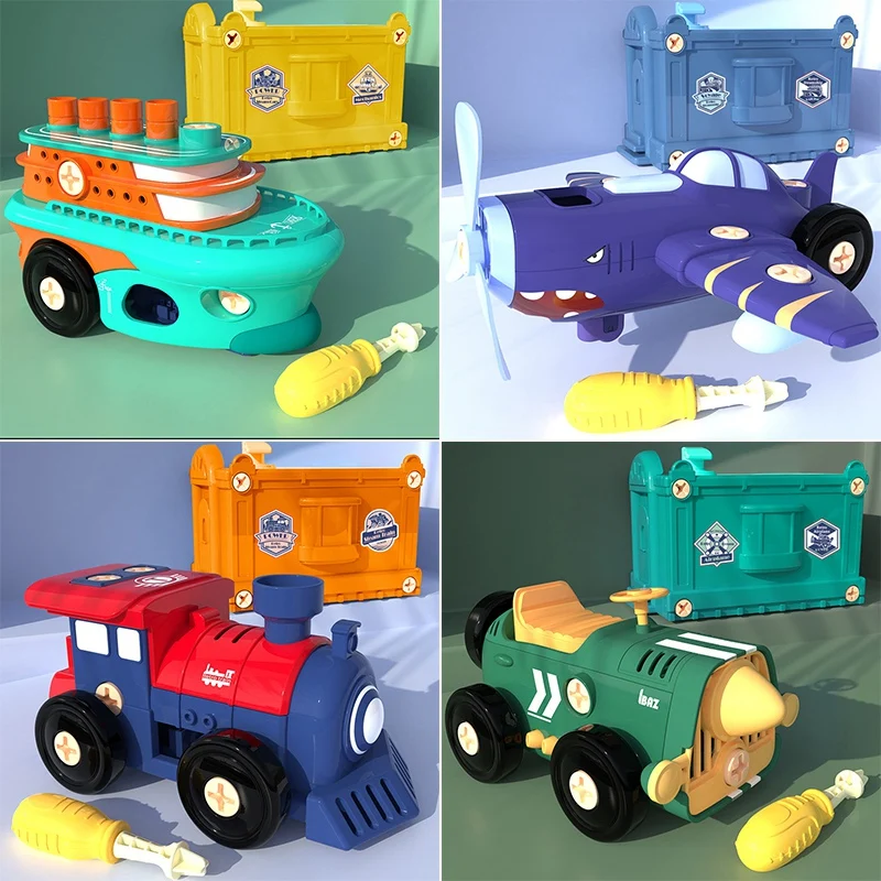 

Electric Take Apart Toy Screw Assembly Kids Diy Construction Toy with Drill for Gift