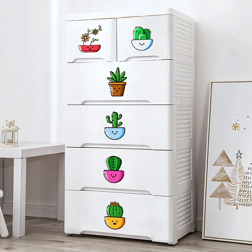 Зеленый завод настенный стикер для выключателя маленькой девочки комнаты DIY