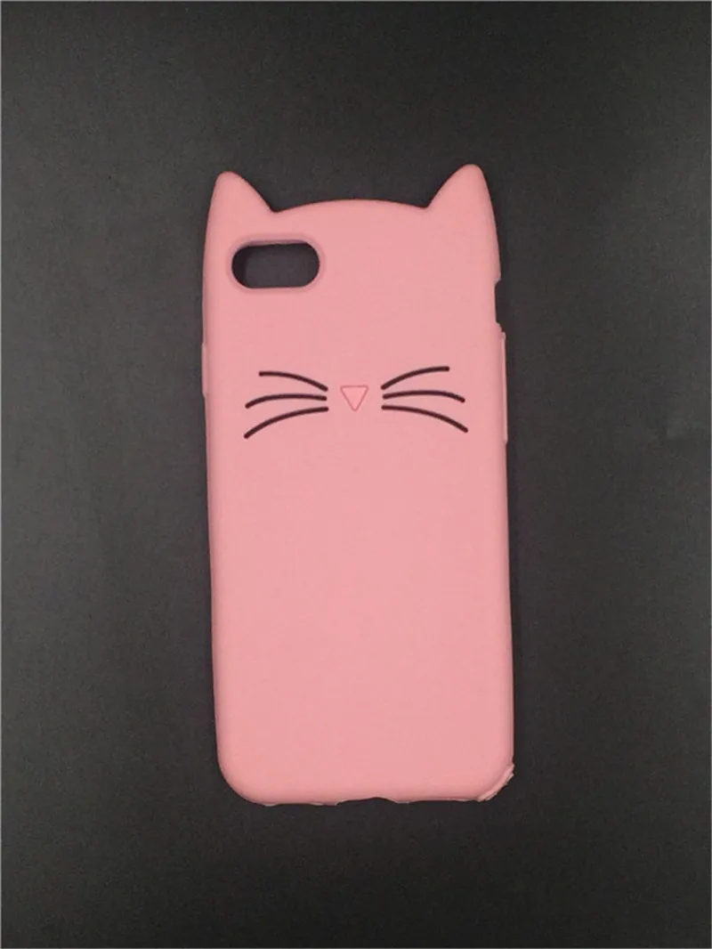 

3D Cartoon cat Pig ice cream fashionable soft silicone Phone cover case For iPhone 4 4s 5 5s SE 6 6s 7 8 Plus 11 Pro X XR XS Max