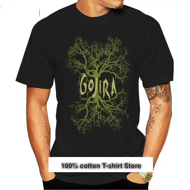

Gojira-camiseta negra para hombre, camiseta de Fan de banda de Metal, talla S-3Xl, transpirable, nueva