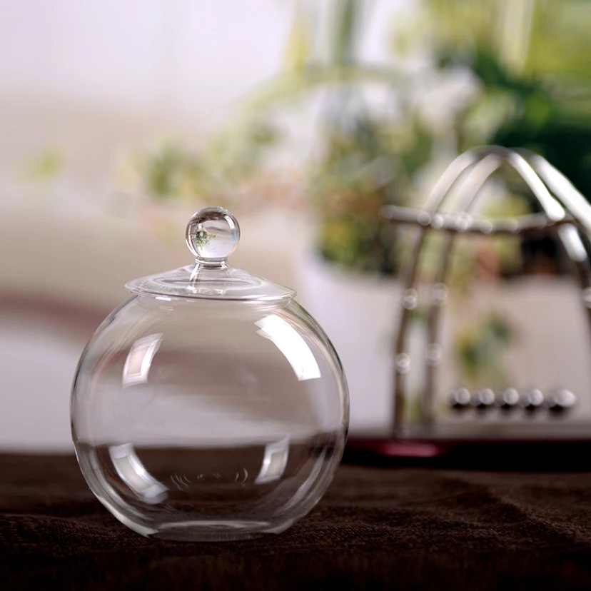 8 компл./упак. Диаметр = 20 см большой Размеры прозрачный Стекло Террариум ваза дома