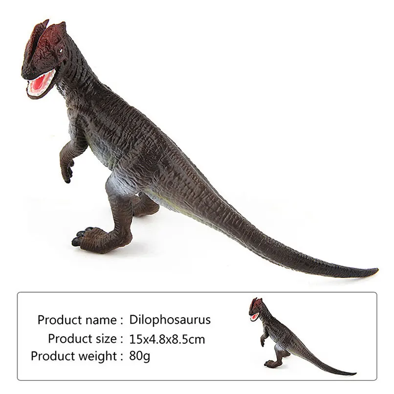 15 см хищный динозавр Юрского периода дилофозавр модель павшего парка