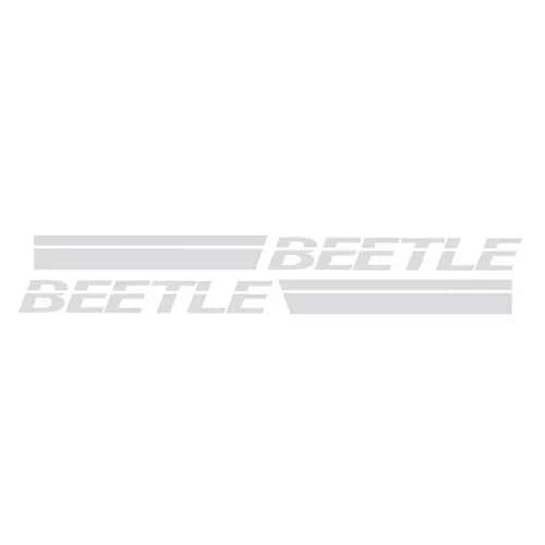 Silvergrey Для VW Beetle для Volkswagen Beetle, стикер для кузова автомобиля, Настраиваемые автомобильные наклейки на дверь, Боковые Полосатые наклейки, наклейка - Название цвета: Silvergrey