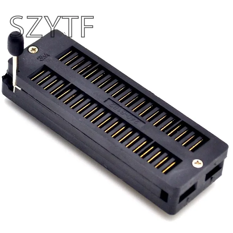 Универсальная черная розетка ZIF IC 1 шт. DIP 40 Pin 40Pin | Электронные компоненты и