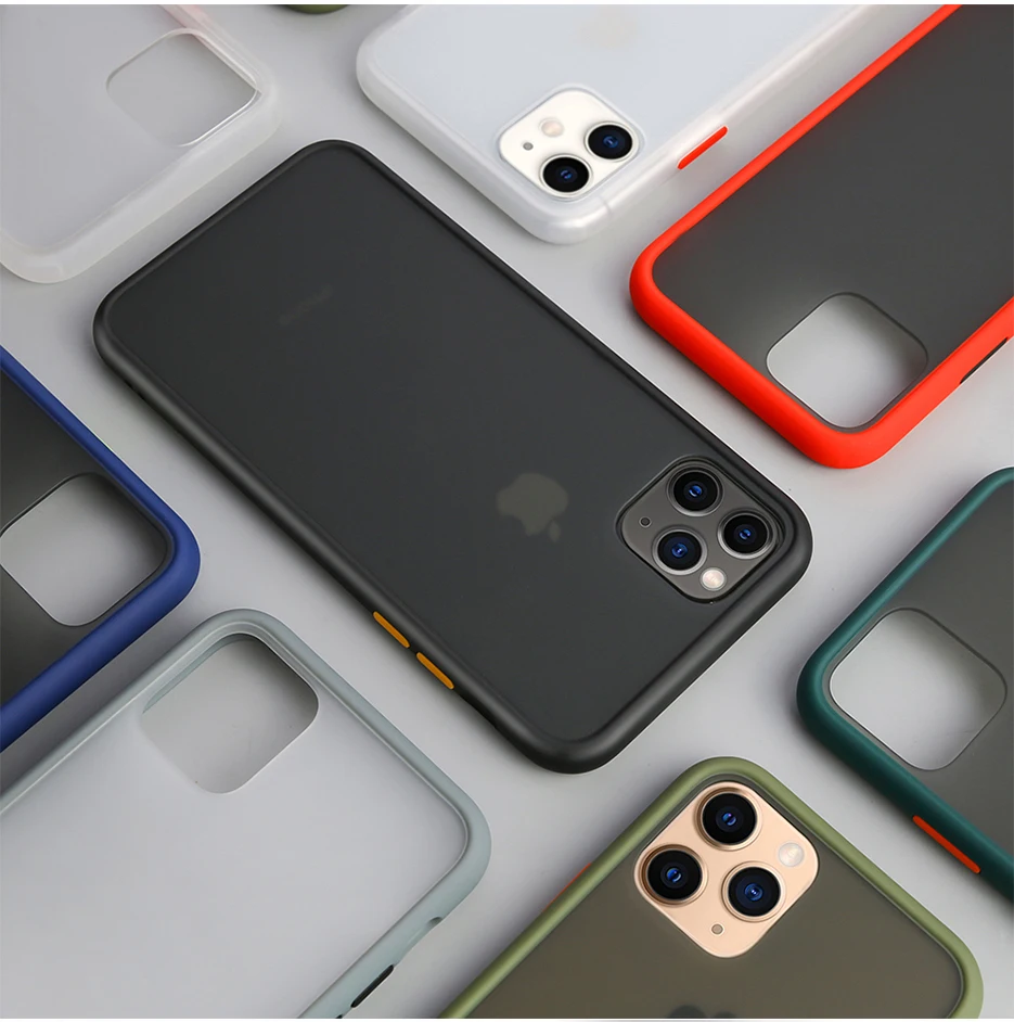 Чехол chyi для iphone 11 pro max xs xr 7 8 6s plus, чехол, оболочка, Модный чехол для телефона, pc, задняя крышка, Мягкий силикон, tpu edge etui
