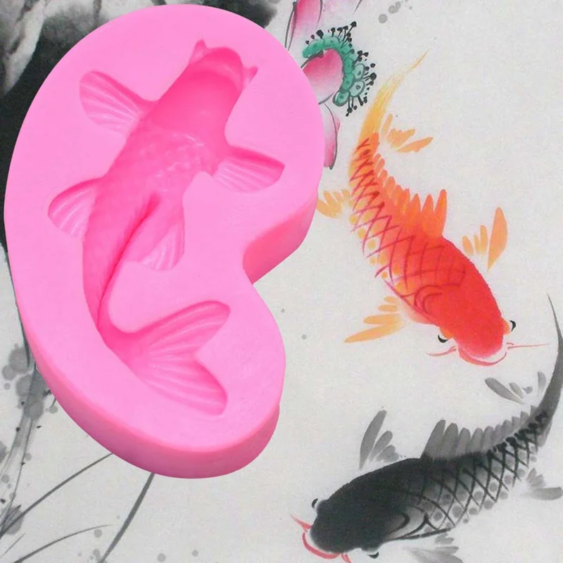 Креативная форма в форме рыбы сделай сам для выпечки силиконовая торта 3D