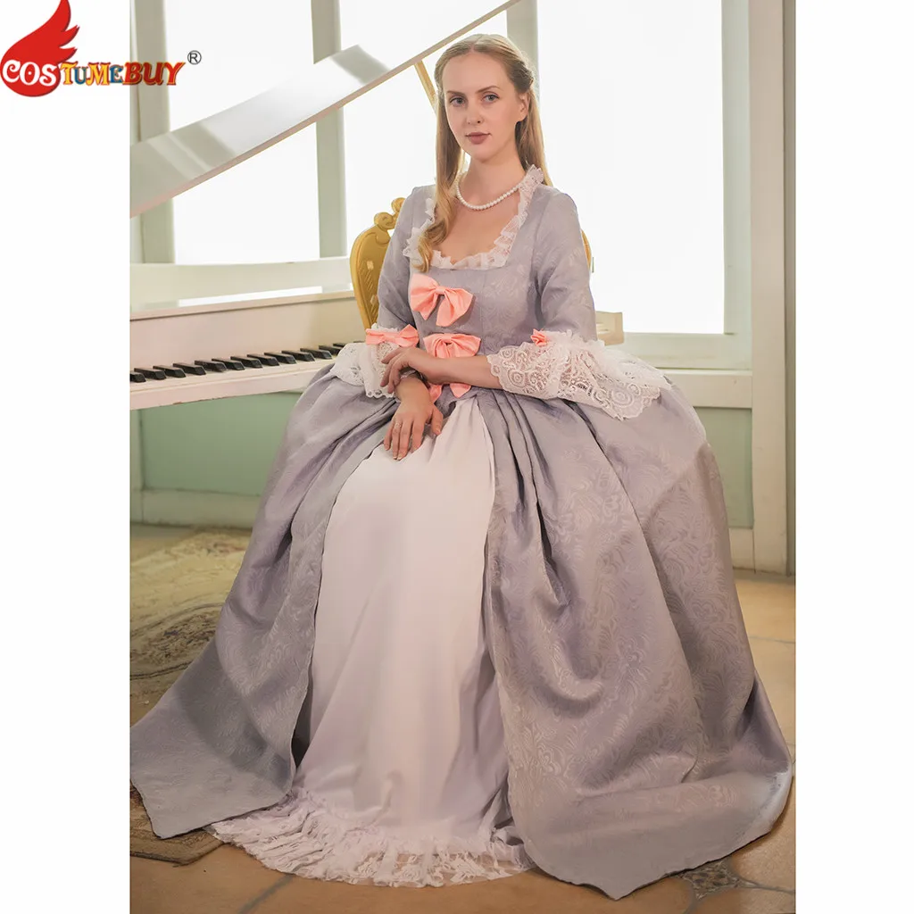Costumebuy викторианская Мария Антуанетта рококо Готический шар платье Антуанетта барокко маскарад платье принцессы для женщин на заказ