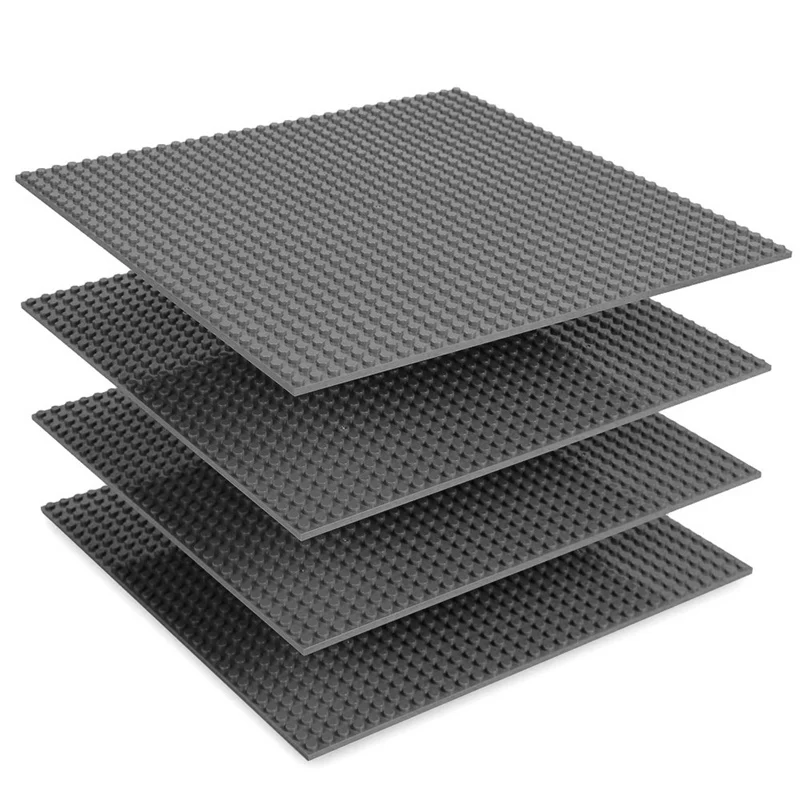 4 шт. классические базовые пластины пластиковые кирпичи совместимые с дорожными