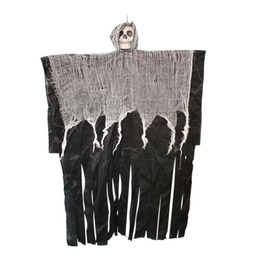 Хэллоуин искусственное лицо гримаса подвесное украшение реквизит ужас дом с