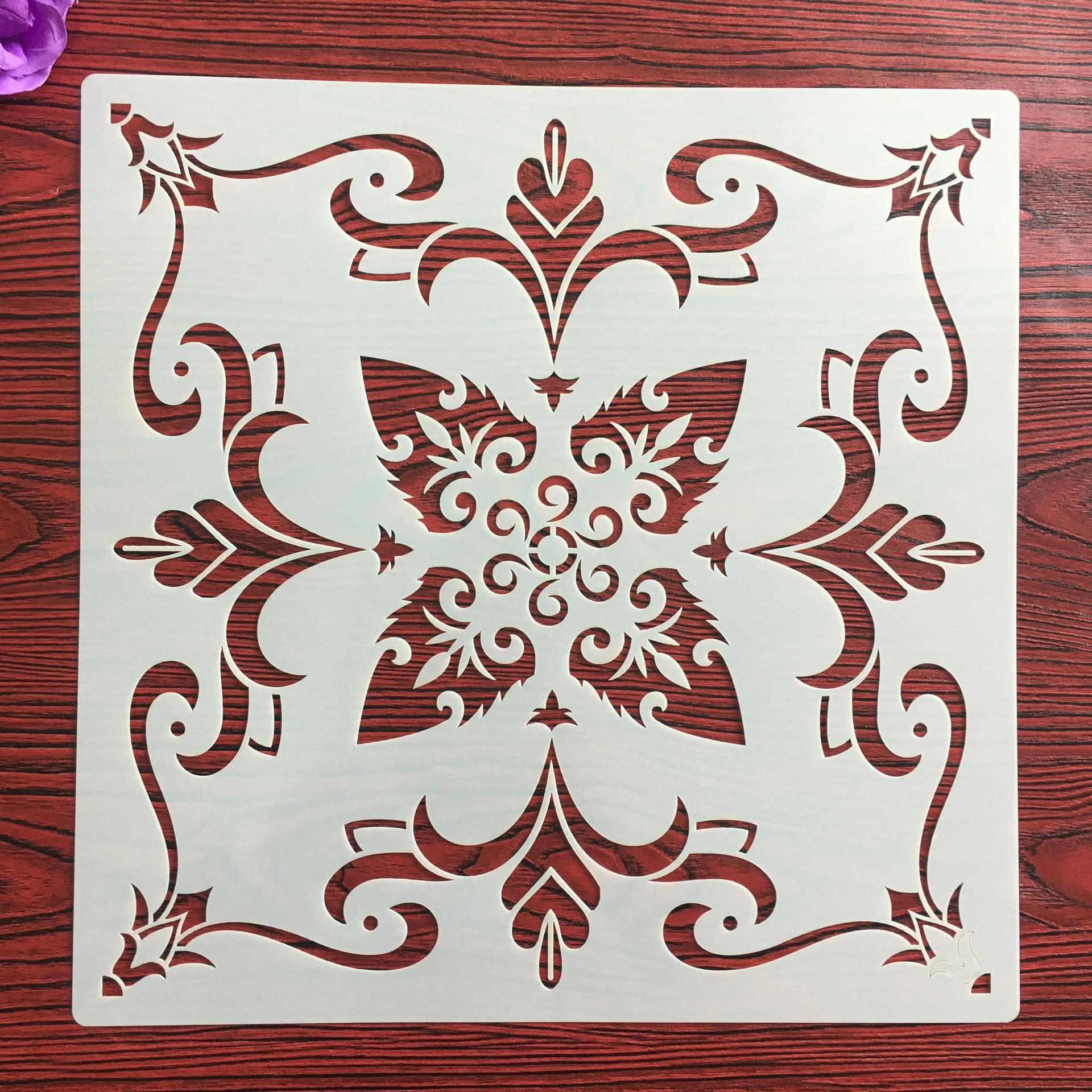 

CraftArtGo цветочным принтом в стиле «сделай сам Трафареты картина раскраска для скрапбукинга украшения торта сито для сахарной пудры печатной ...