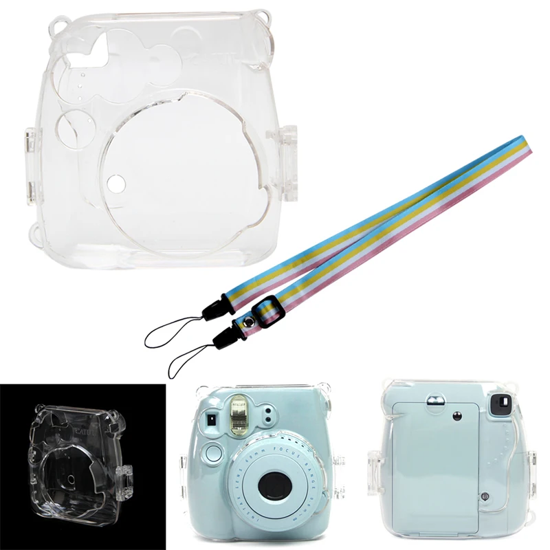 

Transparent Plastic Camera Shell Case Cover Bag For Fuji Mini 8 E56B