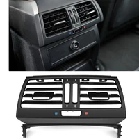 rear center console fresh air outlet vent grill cover for bmw x5 x6 e70 e71 2008 2013 car interior intake grille exit strip trim