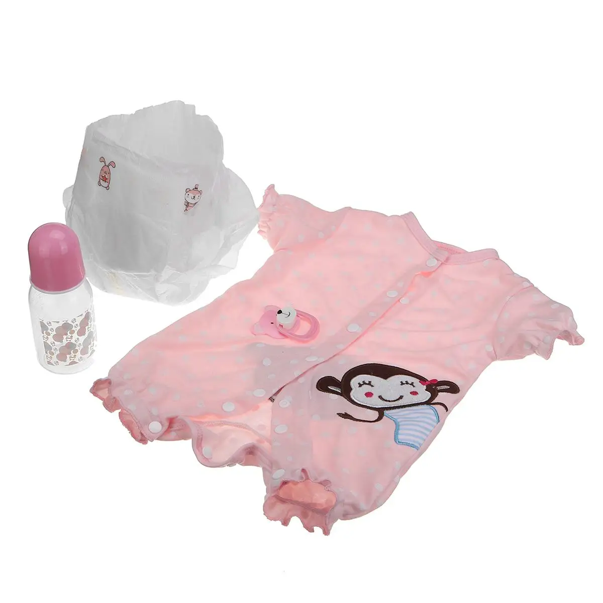 

New 50-55cm Baby Reborn Doll&Clothes Dress Suit For Kids Playmate Sleeping Accompany Dolls Birthday Gifts Silicone Babies&Cloths