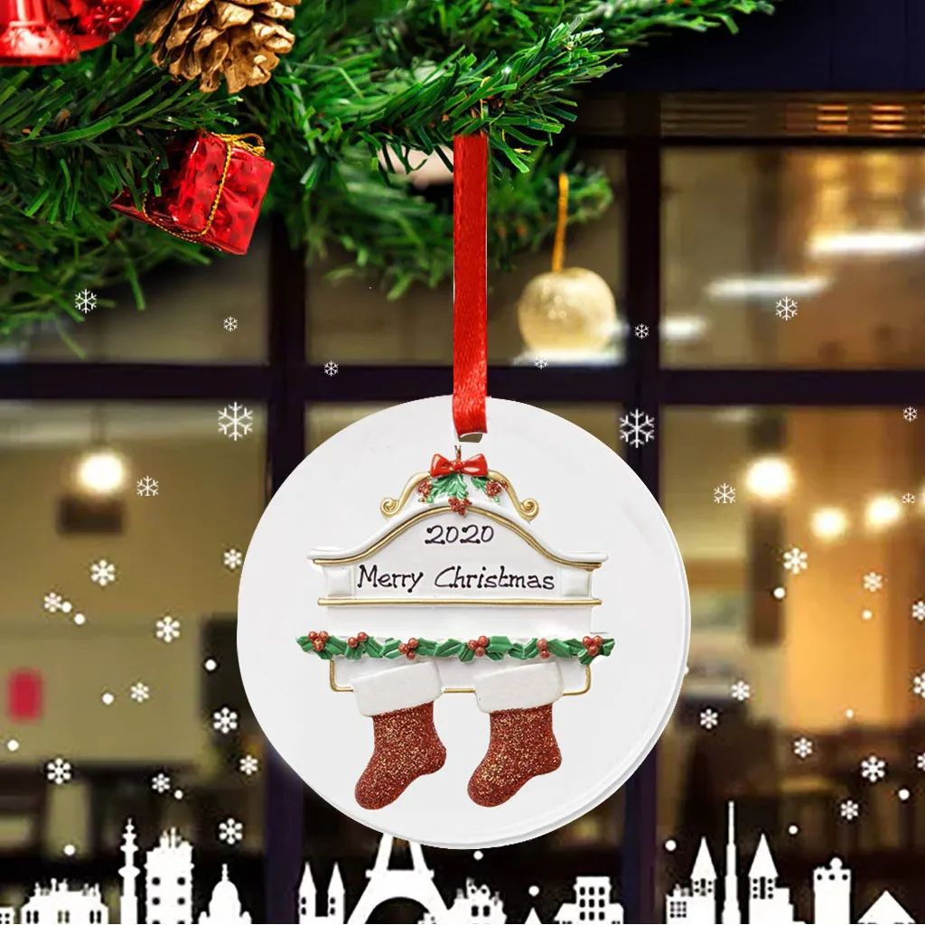 2020 рождественские украшения персонализированные висячие для дома Подарочный