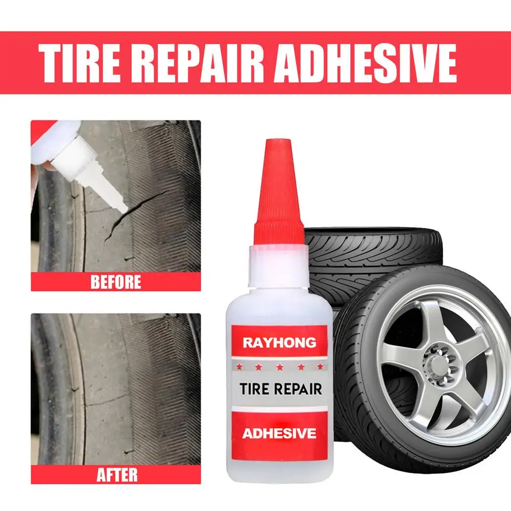 

30ML/50ML Instant Dry Glue Tire Sealant Tire Repair Glue Precise Application Adhesive Durable Repair Glue For Car Tire Repair