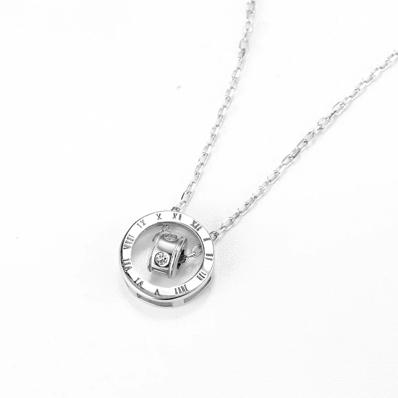 Ожерелье с подвеской из серебра 2019 пробы фианитами | Украшения и аксессуары