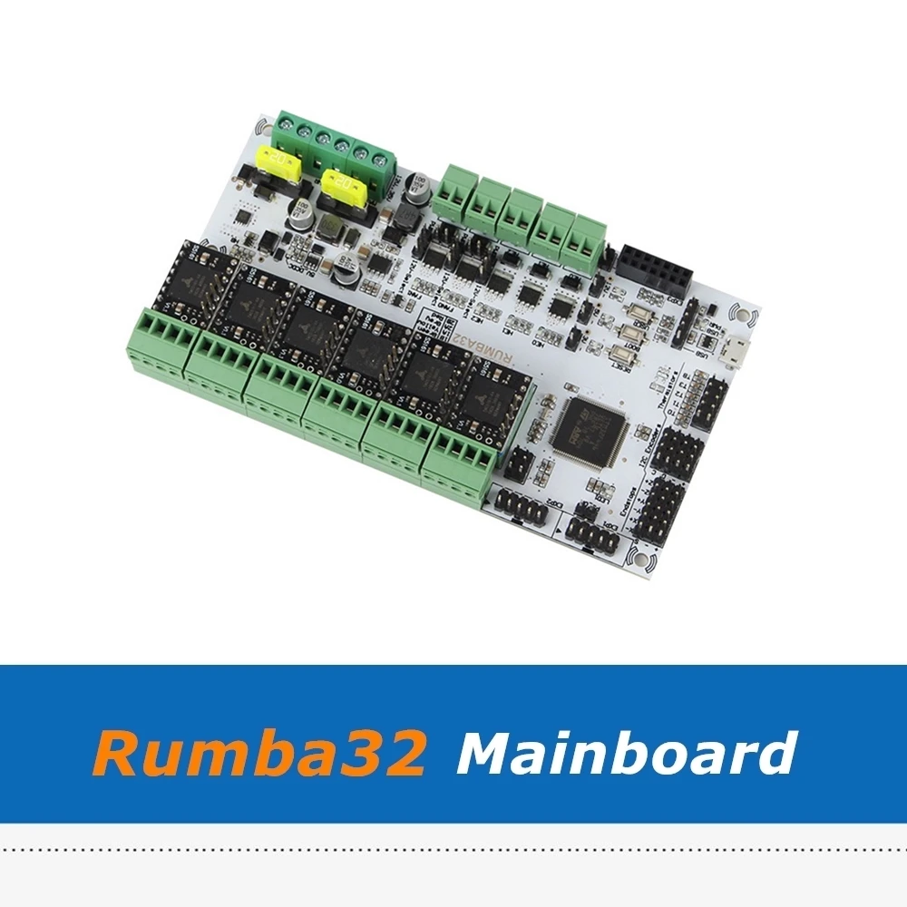 6pcs TMC5161 Driver Module + Rumba32 Rumba 32 Control Board Compatible with Marlin 2.0 32Bit For 3D Printer Accessories