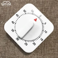 60 minutes count down square cooking up alarm kitchen timer sleep temporizador clock reminder mechanical timer stopwatch