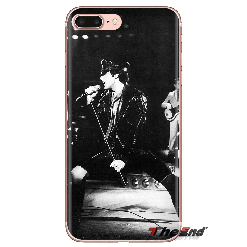 For Samsung Galaxy S3 S4 S5 Mini S6 S7 Edge S8 S9 S10 Plus Note 3 4 5 8 9 Soft Transparent Shell Case Freddie Mercury Queen band |