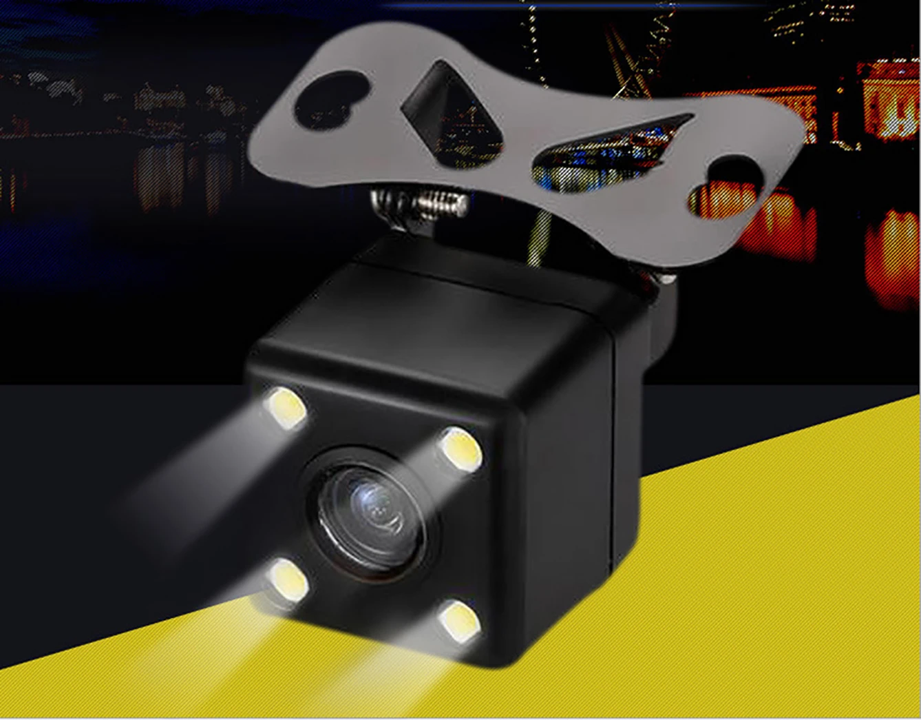 HD CCD Водонепроницаемая универсальная парковочная задняя камера с ночным