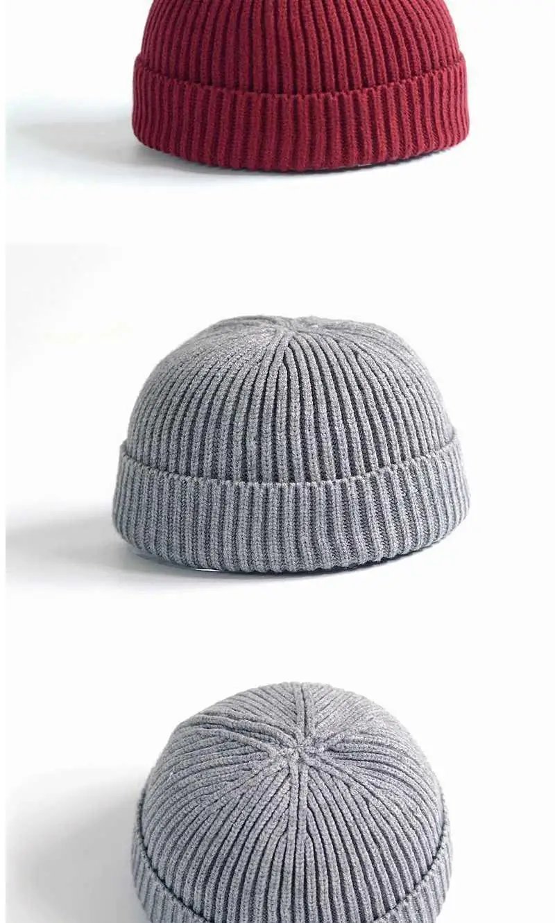 Вязаные мужские зимние шапки бини, шапки Skullies Bonnet, Зимние головные уборы для мужчин и женщин, Теплые Мешковатые шапки из флиса для спорта на открытом воздухе