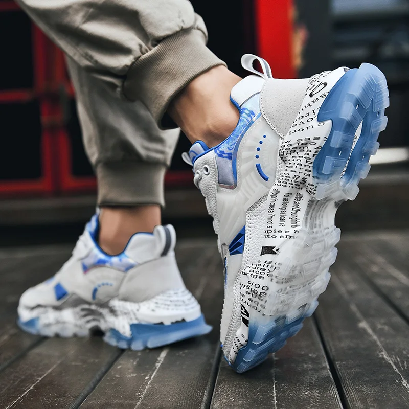 

Trendy Men' Sneakers Brearhable Casual Shoes High Quality Tenis Shoes Outdoor Wear-resistant off white Shoes Zapatillas Hombre