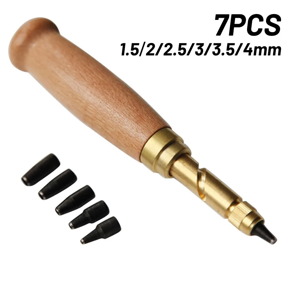 

DIY Automatic Belt Punch Silent Puncher Multifunctional Leather Carving Punch