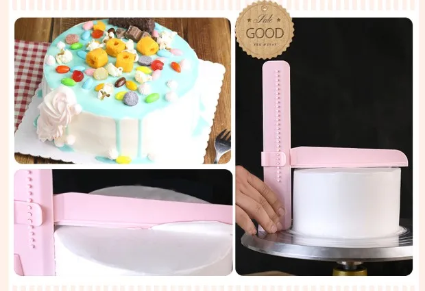 Торт скребок торт Стяжка с регулировкой по высоте кромка гладкой DIY аксессуары