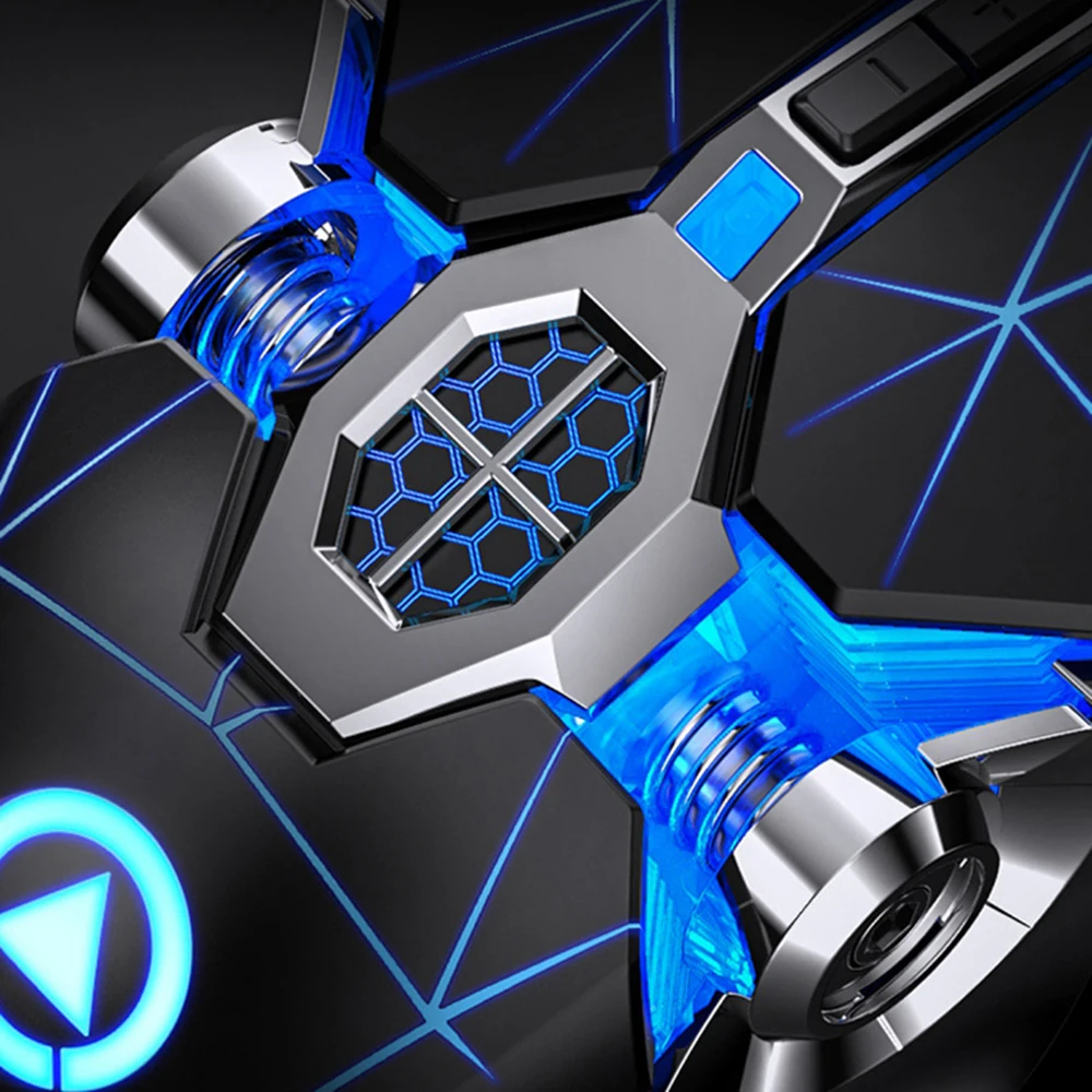 

Silver Carving Ghost Shark Electronic Competition Mechanical Mouse Wired Silent Game Mute Button Fashion Wrangler Combat